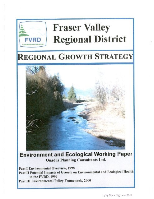 preface - Fraser Valley Regional District