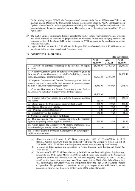 GAMMON INDIA LIMITED