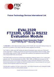 EVAL232R Datasheet - FTDI