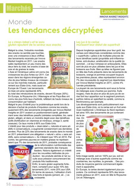 Une équation à résoudre - FOOD MAGAZINE