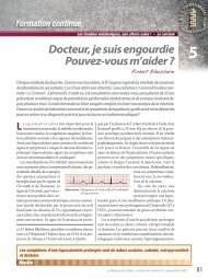 Docteur, je suis engourdie Pouvez-vous m'aider?