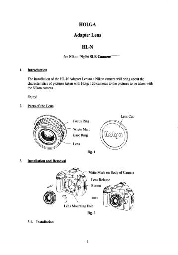 Holga DSLR Lens for Nikon - Freestyle Photographic Supplies