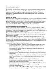 Pestprotocol - Groningse Schoolvereniging