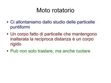 Lezione del 22/3/2010 - Fisica