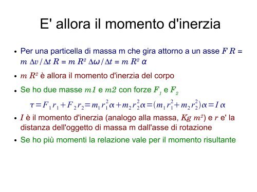 Lezione del 22/3/2010 - Fisica