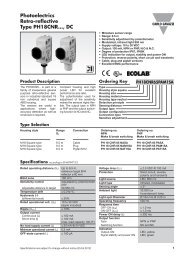 Photoelectrics Retro-reflective Type PH18CNR..., DC