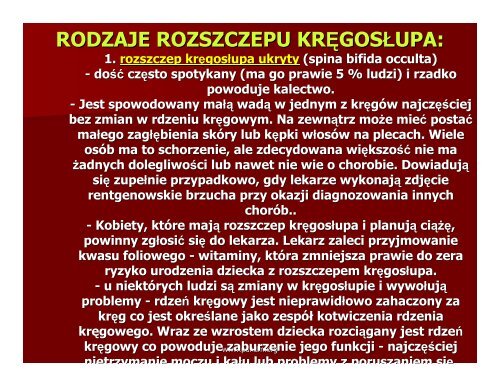 „WADY OŚRODKOWEGO UKŁADU NERWOWEGO” - Pandm