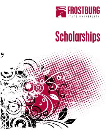 scholarship booklet - Frostburg State University