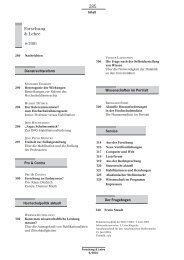 Akademischer Stellenmarkt - Forschung & Lehre