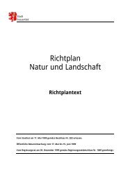 Richtplan Natur und Landschaft - Stadt Frauenfeld