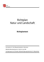 Richtplan Natur und Landschaft - Stadt Frauenfeld