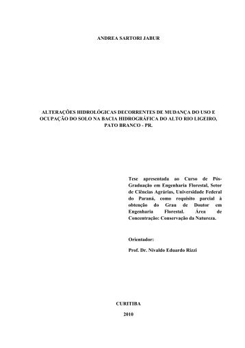 Tese em PDF - departamento de engenharia florestal - ufpr ...