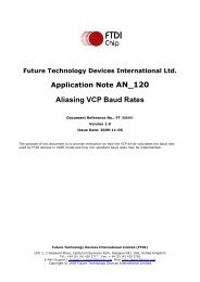 Aliasing VCP Baud Rates - FTDI