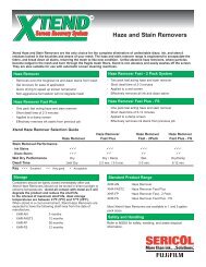 Haze & Stain Removers