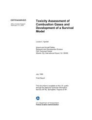 Toxicity Assessment of Combustion Gases and Development of a ...