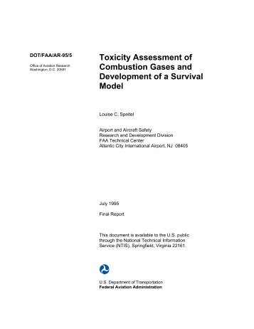 Toxicity Assessment of Combustion Gases and Development of a ...