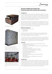 backup power solutions for telecom and data ... - Fuel Cell Markets