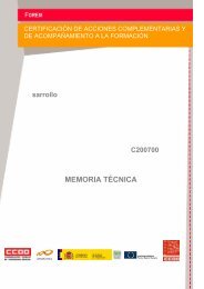 MEMORIA TÉCNICA - Forem