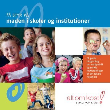 Få styr på maden i skoler og institutioner - Fødevarestyrelsen