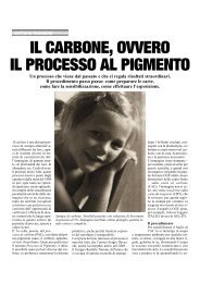 IL CARBONE, OVVERO IL PROCESSO AL PIGMENTO - Fotografia.it