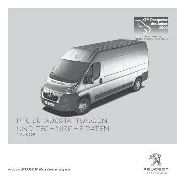 PEUGEOT Boxer Kastenwagen