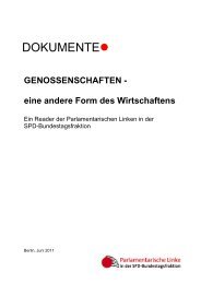 Genossenschaften, eine andere Form des Wirtschaftens ...