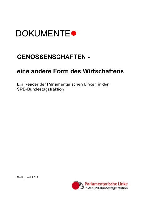 Genossenschaften, eine andere Form des Wirtschaftens ...