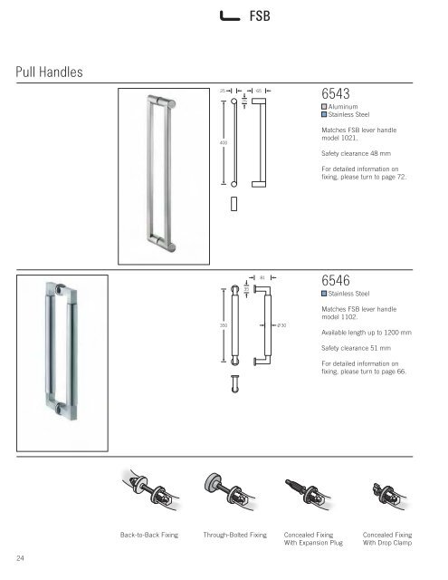 Door Pulls - FSB