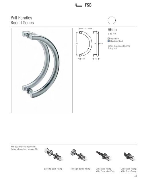 Door Pulls - FSB