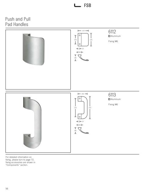 Door Pulls - FSB