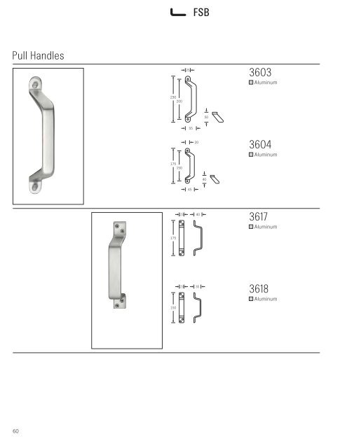 Door Pulls - FSB