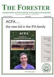 March 2009 - Institute of Foresters of Australia
