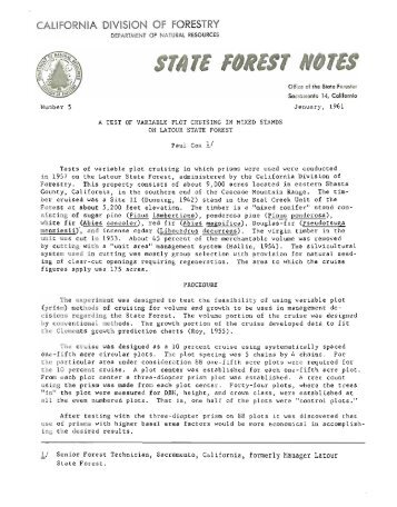 A test of variable plot cruising in mixed stands on ... - Demoforests.net