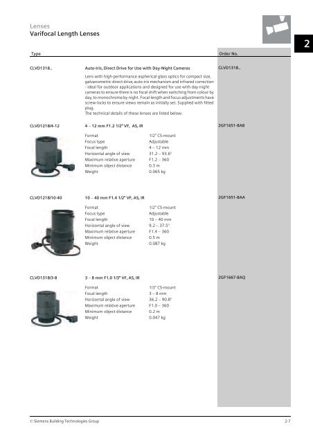 Products & Accessories Catalogue 2008