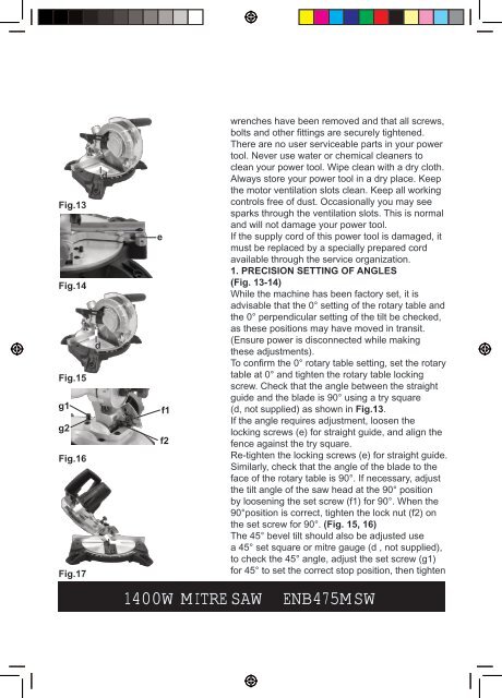 1400W Mitre Saw 01 - Free-Instruction-Manuals.com