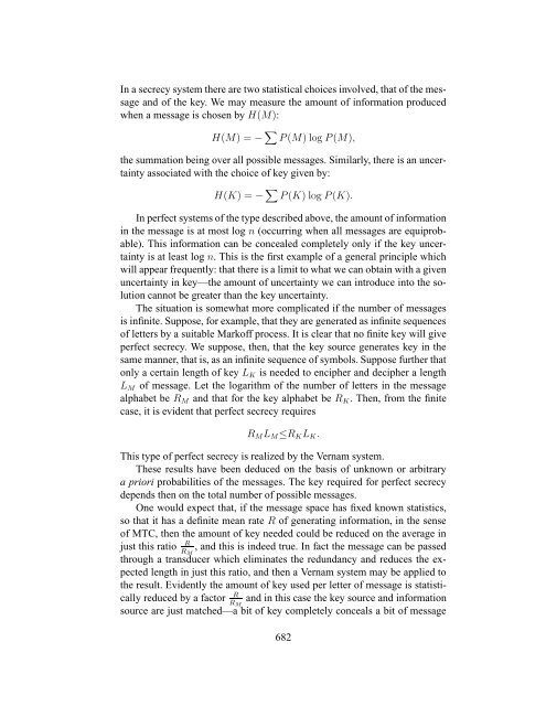 Communication Theory of Secrecy Systems - Network Research Lab