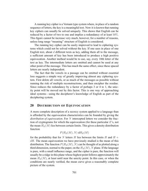 Communication Theory of Secrecy Systems - Network Research Lab