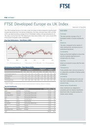 FTSE Factsheet