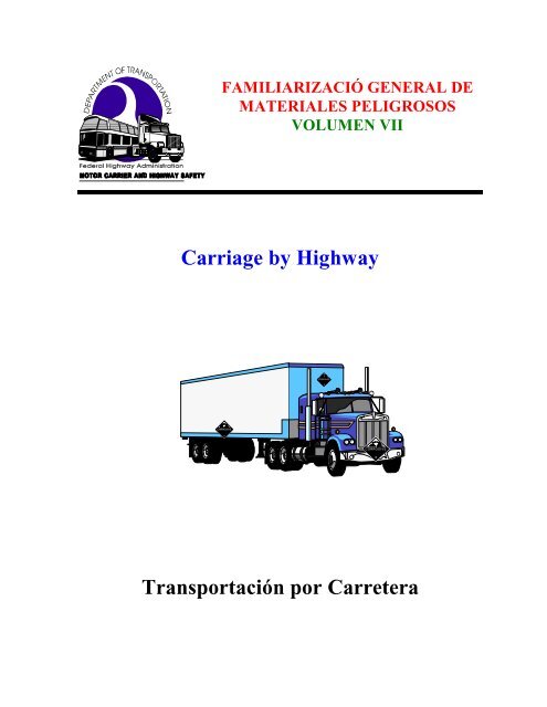 Volumen VII - Federal Motor Carrier Safety Administration