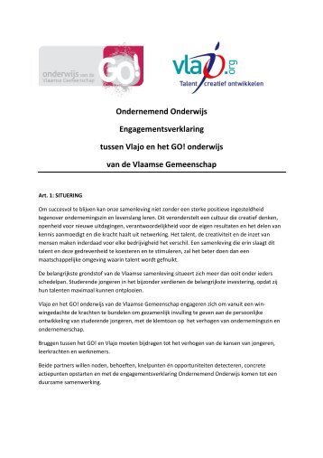 Engagementsverklaring - GO! onderwijs van de Vlaamse ...