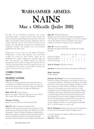 Nains - Games Workshop