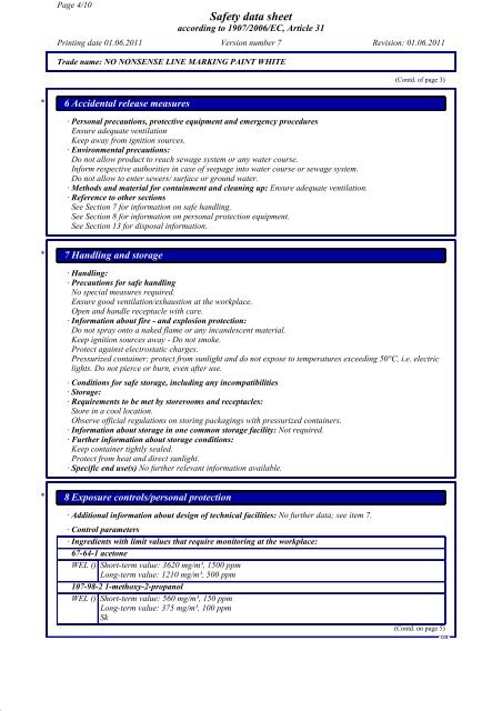 Safety data sheet - Free-Instruction-Manuals.com