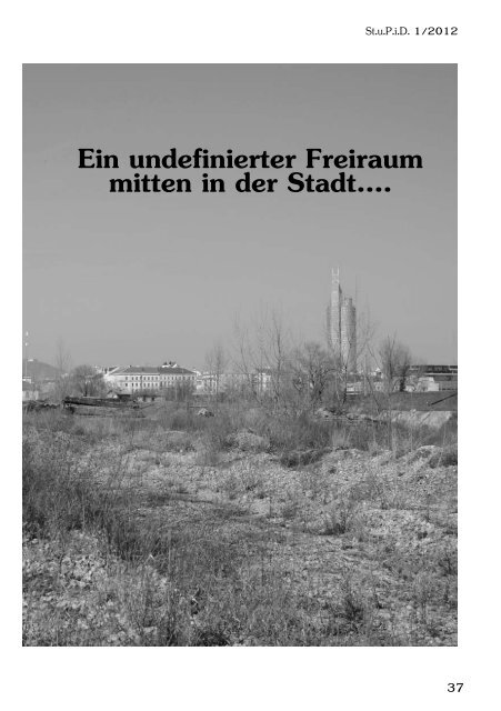 Ausgabe 1 - Fachschaft Raumplanung