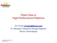 Flash Uses in High-Performance Platforms - Flash Memory Summit