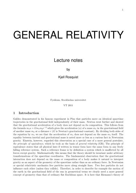 1-10 - Fysikum - Stockholms universitet