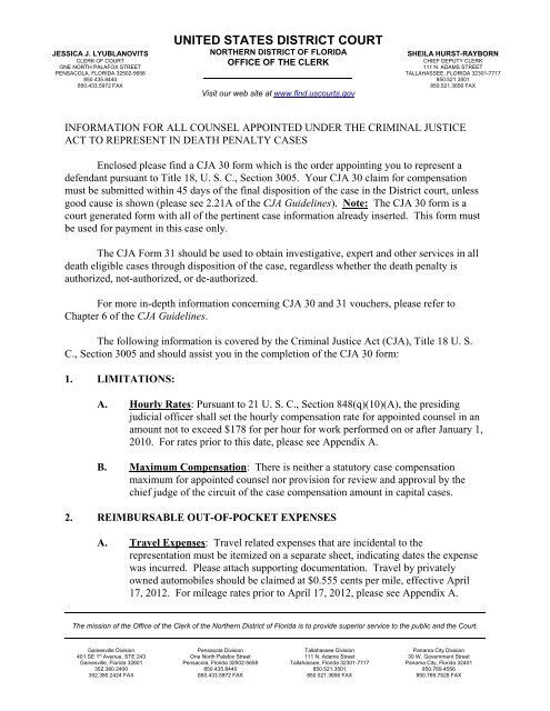 Criminal Justice Act Information Sheet and Worksheets