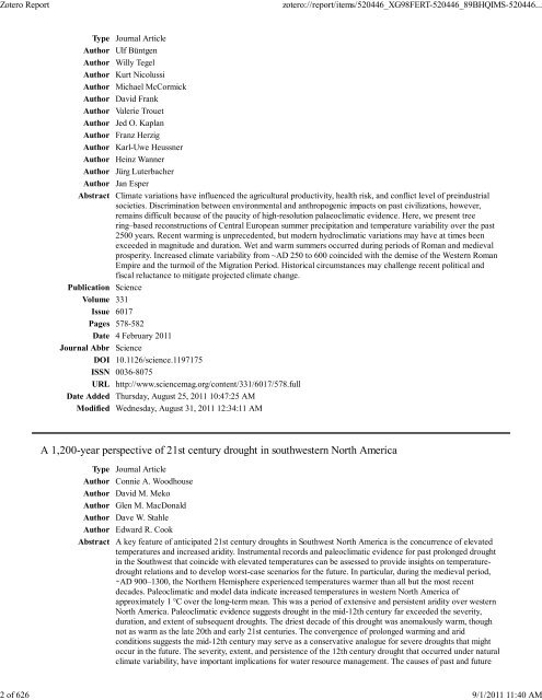 Final Report Supplement - Joint Fire Science Program