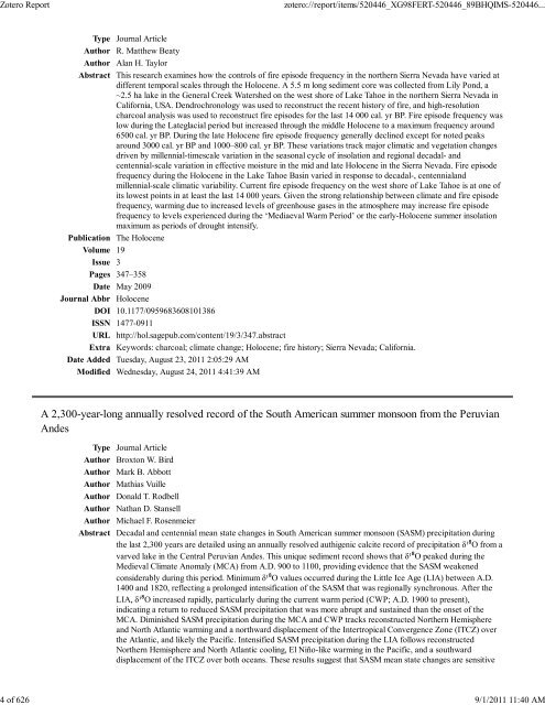 Final Report Supplement - Joint Fire Science Program