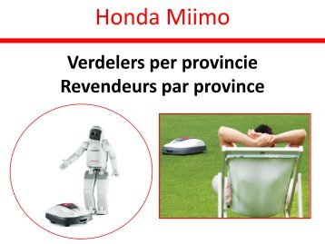 Honda Miimo - Verdelers per provincie (PDF, 0.3 MB)