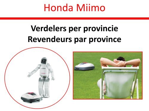 Honda Miimo - Verdelers per provincie (PDF, 0.3 MB)